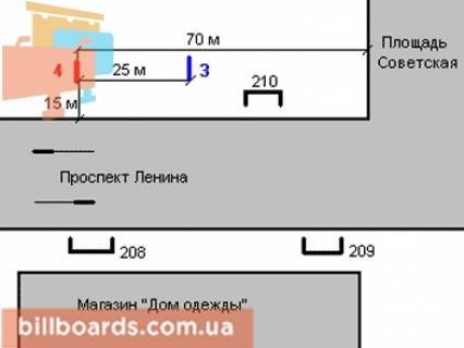Сiтiлайт A у Запоріжжі Університетська пл. - Соборний просп., 76 - Перша Ливарна вул. (Червоногвардійська вул.) схема