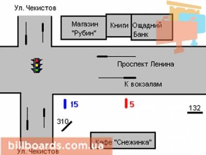 Сiтiлайт A у Запоріжжі Соборний просп., 37 - Горького вул., 139 схема