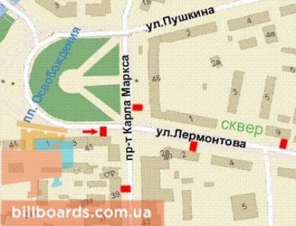 Сiтiлайт A у Кривому Розі, 1.2x1.8  Визволення пл., 1 схема