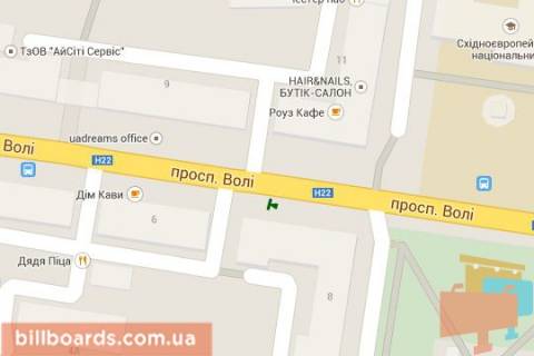 Ситилайт B в Луцке Волі просп., 8 схема