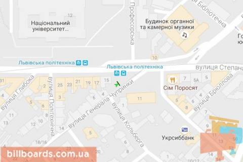 Ситилайт B в Львове Генерала Чупринки вул., 4 схема