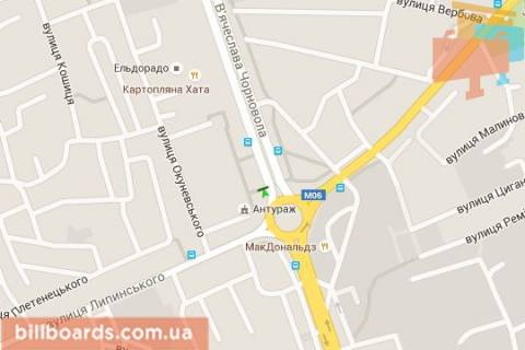 Сiтiлайт B у Львові В'ячеслава Чорновола просп., 59 схема