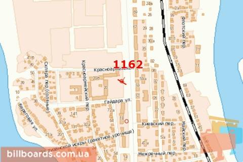 Билборд A в Николаеве, 3х6  Героїв Сталінграда просп., 89 схема