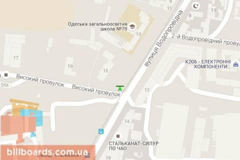 Призма B в Одессе Водопровідна вул. - Високий пров. (ліва) - 60260 схема