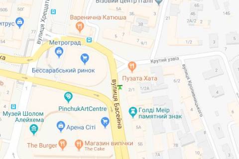 Ситилайт A в Киеве Басейна вул., 1/2 схема