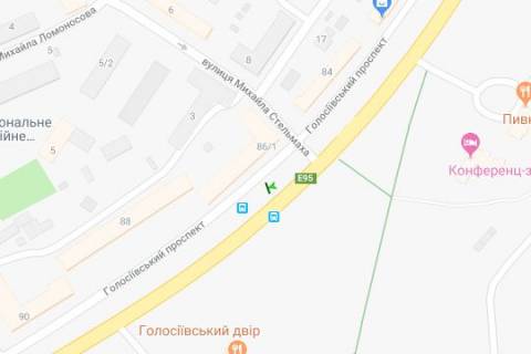 Ситилайт A в Киеве, 1,2х1,8  Голосіївський просп., , 86 схема