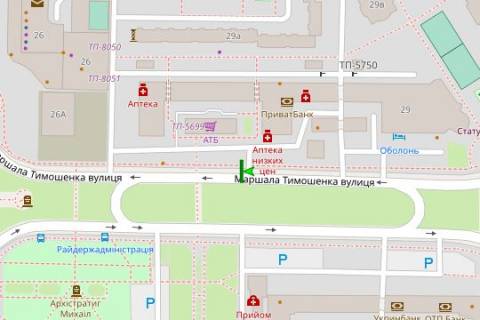 Скролер, Скрол A у Києві, 2.3x3.14  Левка Лук'яненка вул., 29А - 166987 схема