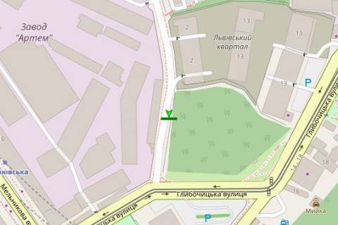 Ситилайт B в Киеве, 1,2х1,8  Татарська вул., . схема