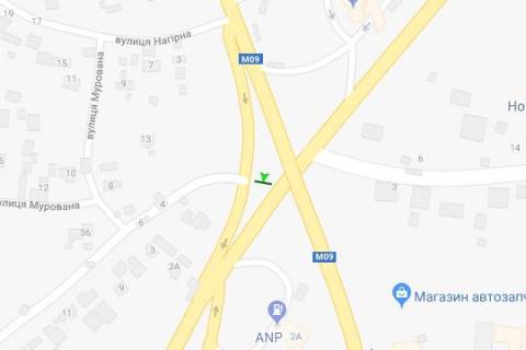 Билборд A в Львове, 3х6  Богдана Хмельницького вул. схема