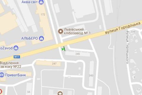 Призма A в Львове Городоцька вул., 245 (призма) - 167513 схема