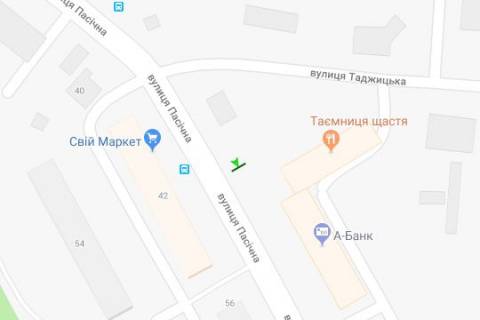 Билборд B в Львове, 3х6  Пасічна вул., 43 схема