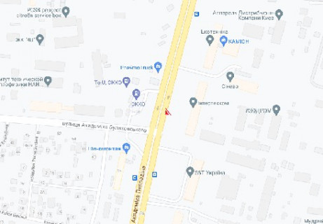Видеоборд A у Києві, 3.86x5.12  Академіка Палладіна просп., 46 (розширення 640х480) - 616336 схема