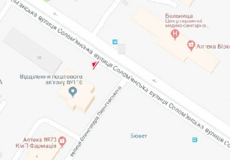 Скроллер A в Киеве, 2.3x3.14  Солом`янська вул., 17 - 654527 схема
