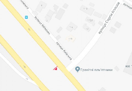 Призматрон, Призма A у Києві, 3x6  Велика Окружна вул., 116 - Колоса Сергія вул. (Леніна (Жуляни) вул.) - 616185 схема