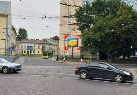 Видеоборд A в Львове, 2.3x3.14  Антоновича ул.- Бандеры ул. -  Невского ул. - 641169 фото 1