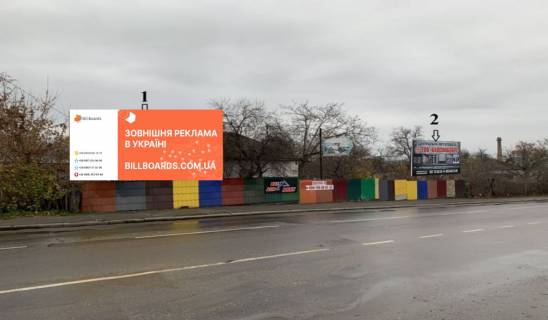 Билборд B в Первомайську, 3x6  Одеська, 12 (правий) фото 1