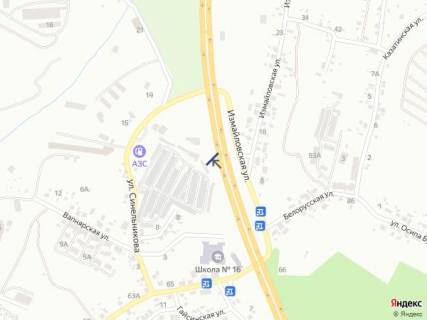 Билборд B в Черновцах вул. Ізмайлівська перед камерою швидкості схема