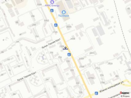 Билборд A в Черновцах вул. Головна, 216 схема