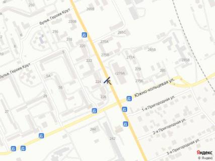 Билборд B в Черновцах вул. Головна, 222 схема