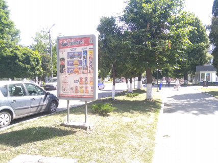 Ситилайт A в Волочиске, 1,2х1,8м.  вул. Незалежності, 19 фото 1