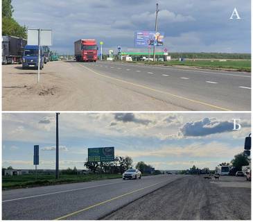 Билборд A в Умане Траса Е50 з'їзд із траси Е95, АЗС "WOG" фото 1