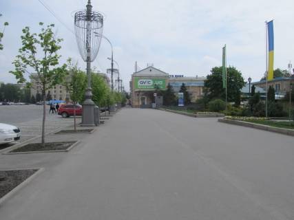 Билборд A в Харькове, 9,93х3,87м  Сумська,37 вул. торець Палацу Піонерів фото 1
