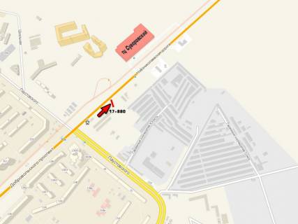 Білборд, Бігборд (Борд)  A у Одесі, 3х6  Одеса - Миколаїв 17+880 А схема