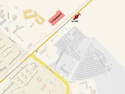 Билборд A в Одессе, 3х6  Одеса - Миколаїв 18+350 схема