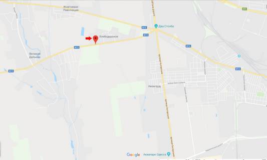 Білборд, Бігборд (Борд)  A у , , 3х6  Одеса - Рені 13 + 900 А схема