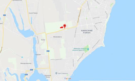 Білборд, Бігборд (Борд)  B у Одесі, 3х6  Одесса-Черноморск 28Б схема