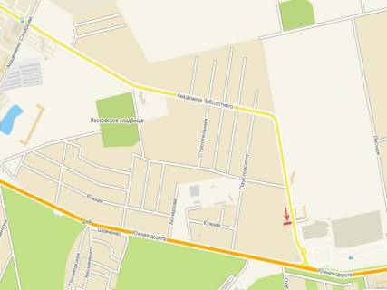 Билборд A в Крыжановке, 3х6  Заболотного 12 А (трцРивьера) схема