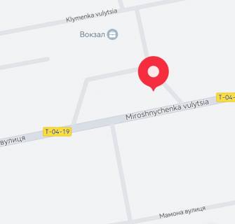 Билборд A в Пятихатках вул Мірошниченко, 70А (станція автовокзалу) схема