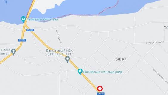Білборд, Бігборд (Борд)  A у Гнівані ст. Бар напрямок від ЖД Вокзалу  по цьому напрямку проїзджають м. Шаргород , м. Томашпіль схема