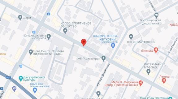 Билборд A в Гайсине, 3х6  м.Гайсин вул.1 Травня в районі  провулок сонячний ,4   вьїзд в м. Гайсин з м. Умань схема