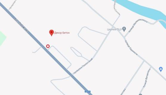 Білборд, Бігборд (Борд)  A у Гнівані, 3х6  вул. Побужська ,70 схема