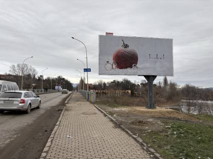 Билборд A в Ужгороде, 3x6  вул.Анкудінова в"їзд на міст фото 1