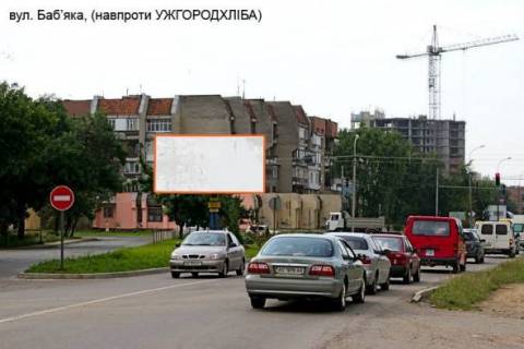 Билборд B в Ужгороде, 3x6  вул. Бабяка фото 1