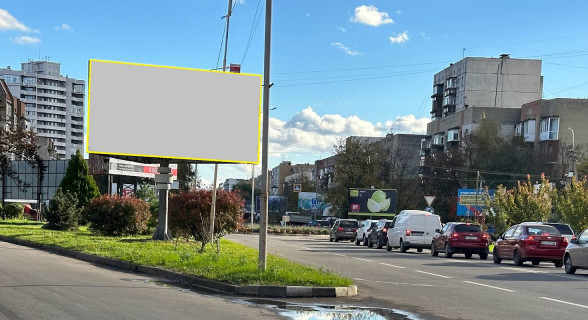 Білборд, Бігборд (Борд)  B у Ужгороді, 3x6  вул. Бабяка Фото 1