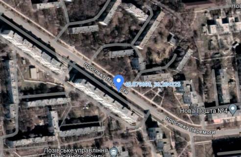 Билборд A в Лозовой, 3х6  мкр 4, Церква схема