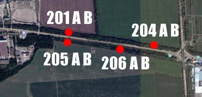 Билборд A в Кропивницкий (Кировоград), 3x6  вул. Родімцева схема