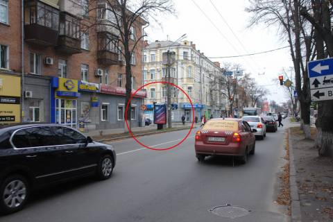 Ситилайт B в Полтаве вул. Європейська, 47 / вул.Пушкіна фото 1