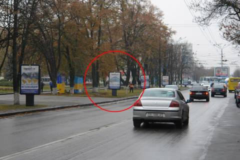 Ситилайт B в Полтаве, 1,2х1,8  вул. Соборності, 45(R10) (Полтавська обласна державна адміністрація) фото 1