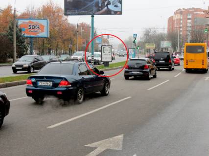 Сiтiлайт A у Полтаві, 1,2х1,8  вул. Європейська, 99 (розподільча смуга) Фото 1