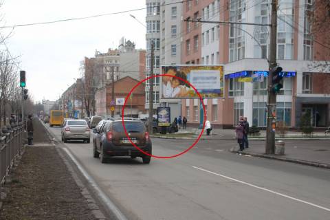 Ситилайт A в Полтаве, 1,2х1,8  вул. Соборності / вул. С.Петлюри фото 1