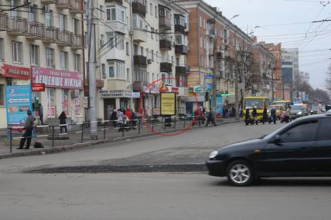 Ситилайт B в Полтаве, 1,2х1,8  вул. Соборності, 49 (пішохідний перехід) фото 1