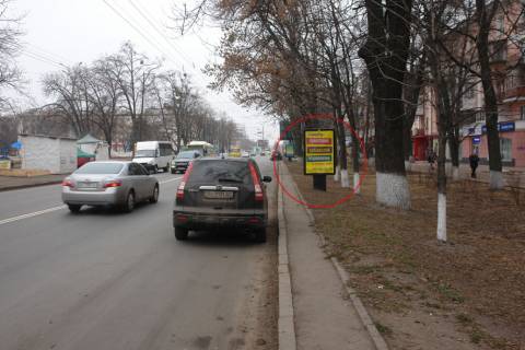 Ситилайт A в Полтаве, 1,2х1,8  вул. Соборності, 46 (L7) фото 1