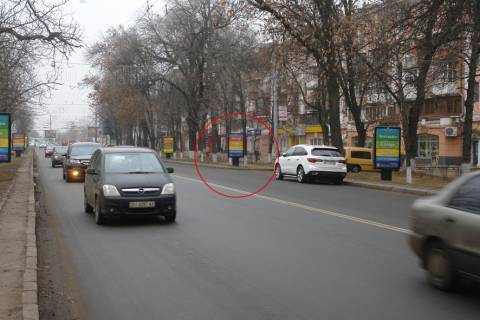 Ситилайт A в Полтаве, 1,2х1,8  вул. Соборності, 46 (L5) фото 1