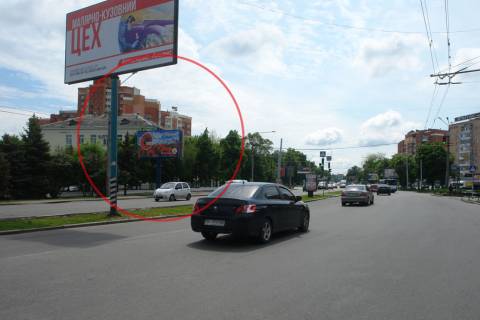 Білборд, Бігборд (Борд)  B у Полтаві, 3х6  вул. Європейська, 99 (зуп. «4-а міська лікарня») Фото 1