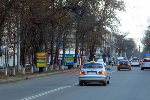 Ситилайт B в Полтаве, 1,2х1,8  вул. Соборності, 46 (L6) фото 1
