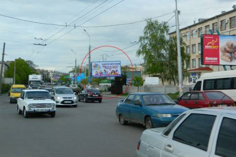Білборд, Бігборд (Борд)  A у Полтаві, 3х6  вул. Сінна (зуп. «ДТСАФ») Фото 1